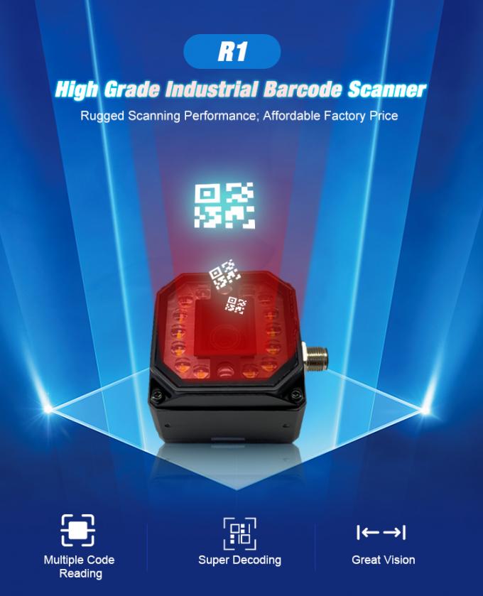 R1 Industrial Fixed Barcode Scanner For Production Line / Logistics Sorting