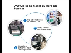LV3000H Fixed Mount Passport Scanner scanning OCR MRZ Code