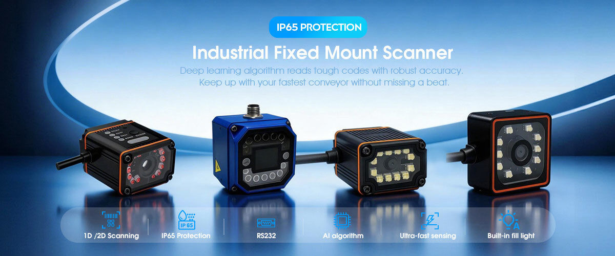 R1 Industrial Fixed Barcode Scanner For Production Line / Logistics Sorting