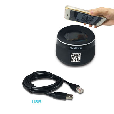 Hotel Desktop Barcode Scanner Auto Sense Mode For Scanning Phone Screen Code