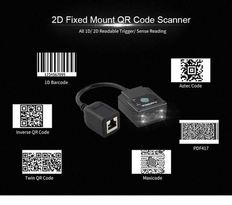 Self Machine OCR MRZ LV3000U Fixed Mount Barcode Scanner