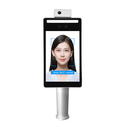 8 Inch ROHS Face Recognition Temperature Measurement Door Access Control