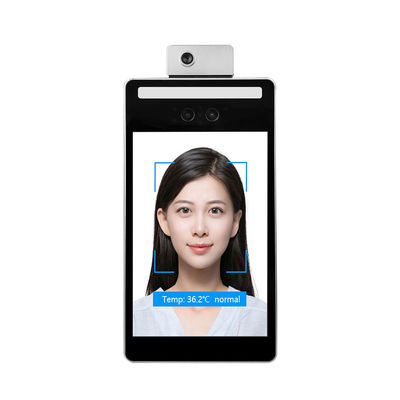 8 Inch ROHS Face Recognition Temperature Measurement Door Access Control