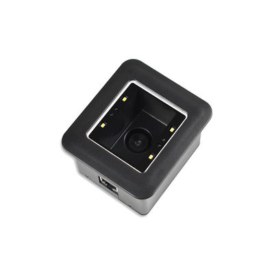 Black Barcode Scanner Module 1.75W RS232 Cable Sense Mode CE FCC Approval