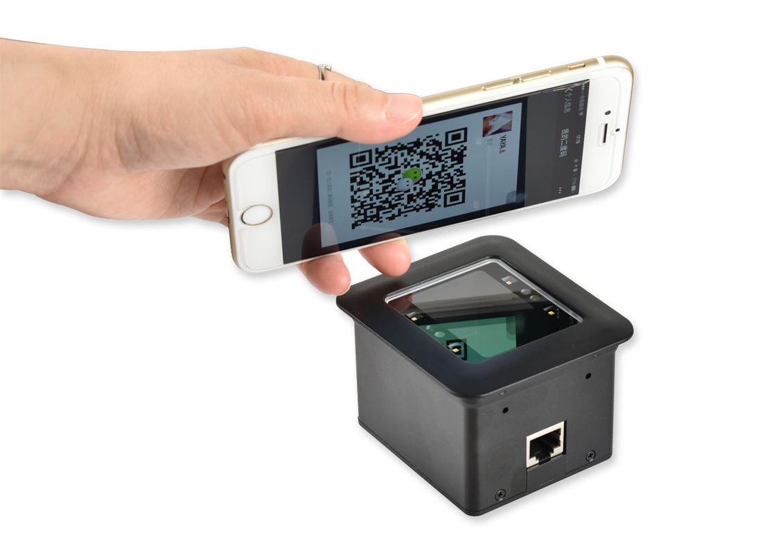 Portable QR Code Barcode Scanner Module 10mil Resolution White LED Light Source