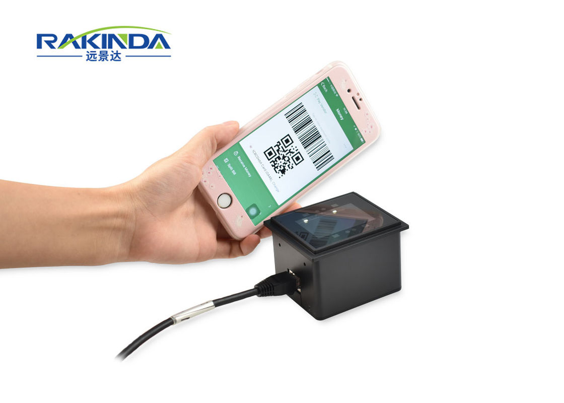 2D Fixed Mount Barcode Scanner can Scan Paper and Screen Code with Short Range