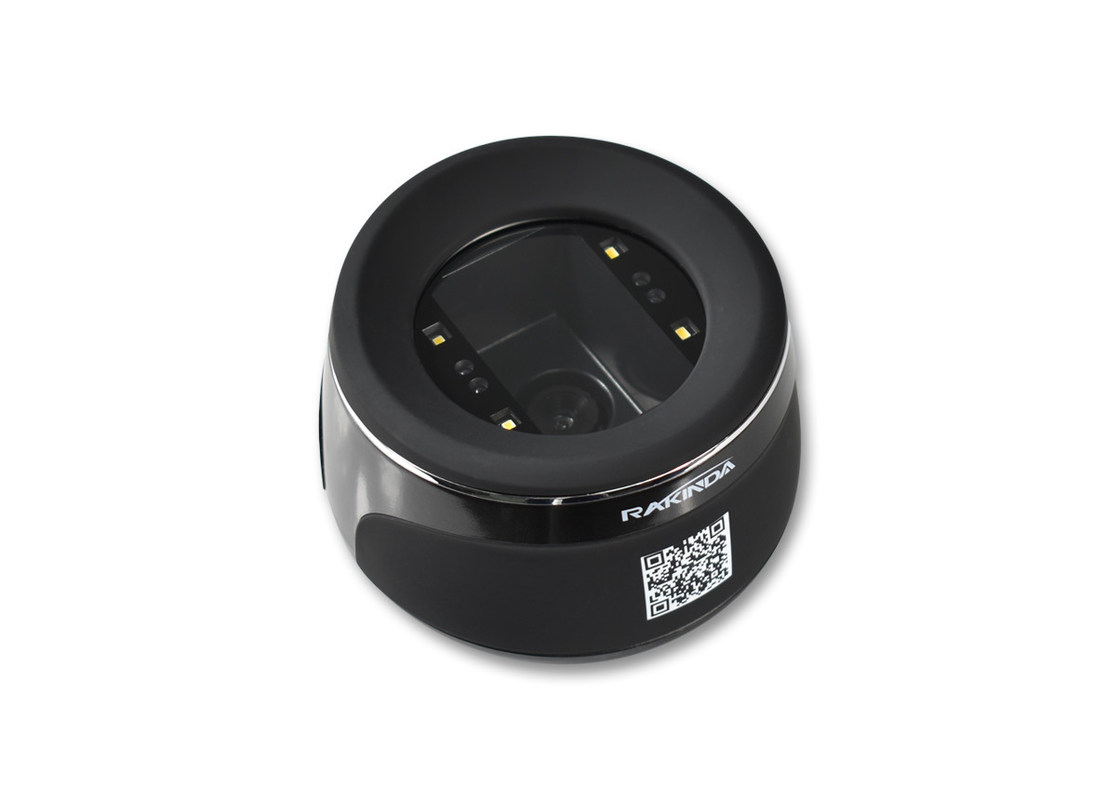 POS System Countertop QR Code Barcode Scanner 38.3×60.4 mm Scanning Window
