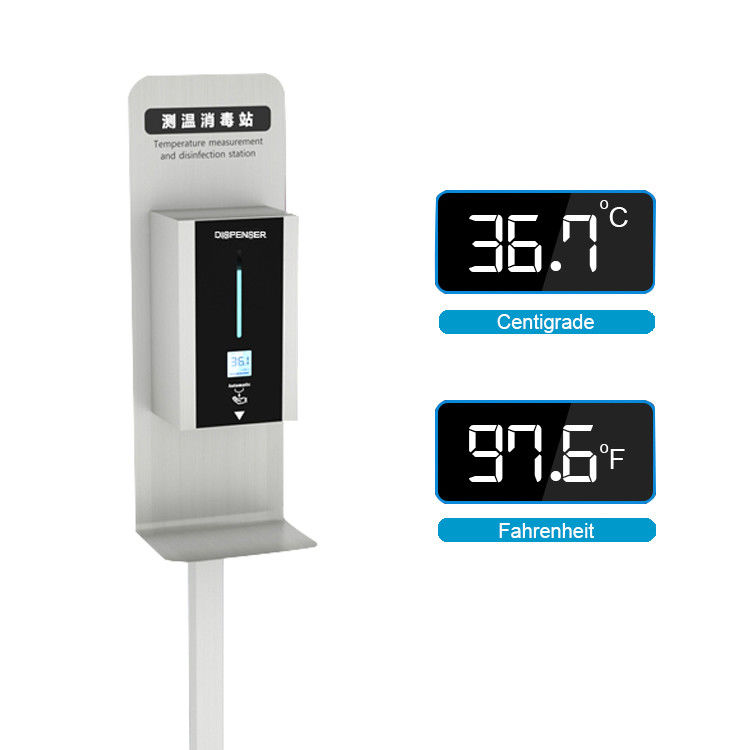 1000ML CE Digital Automatic Hand Sanitizer Dispenser Thermometer