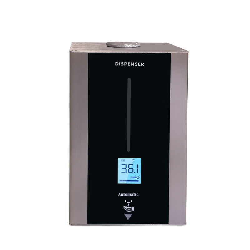 1000ML Automatic Hand Sanitizer with Temperature Measurement Kiosk Dispenser