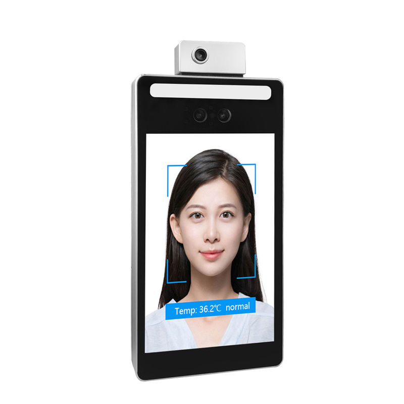 8 Inch ROHS Face Recognition Temperature Measurement Door Access Control