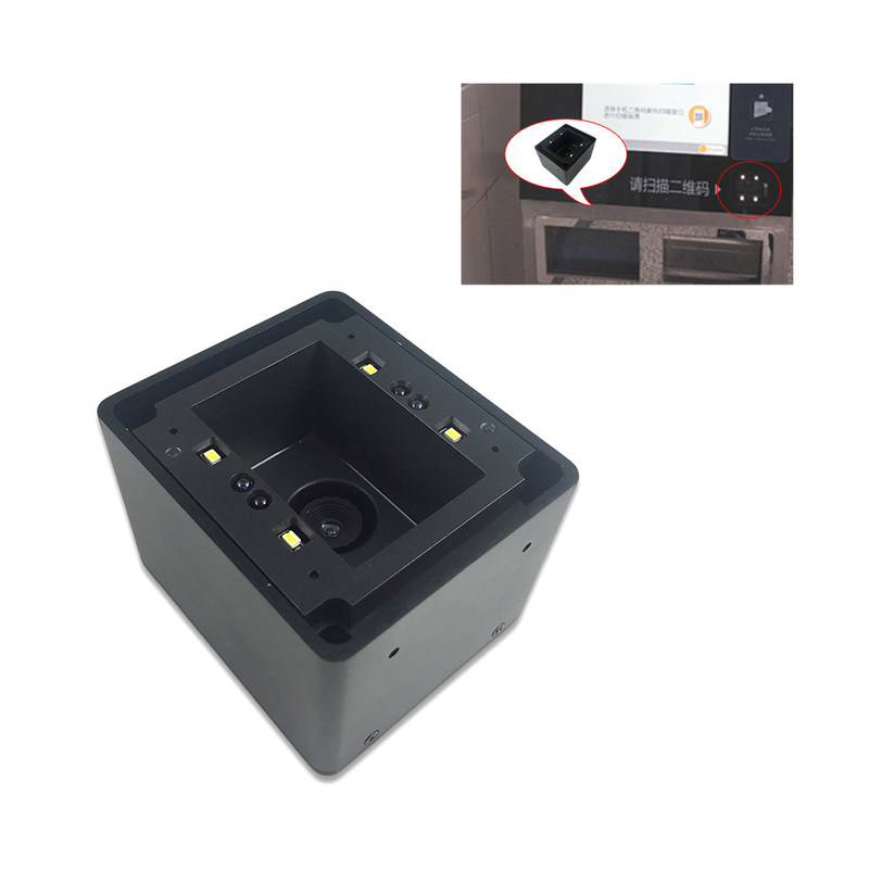 QR Code Industrial Fixed Barcode Scanner 38.3×60.4 Mm Scan Window